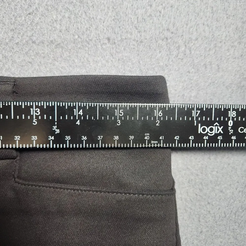 LOFT Dress Pants Women 10 Black High Rise The Curvy Skinny